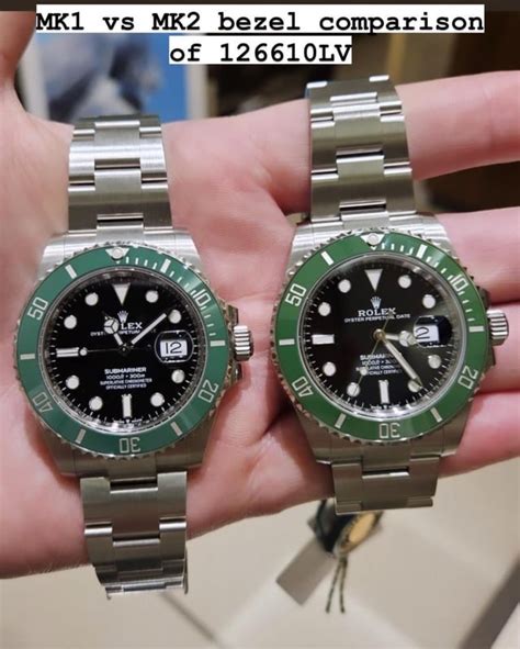 rolex starbucks mk1 vs mk2|mk1 vs 126610lv.